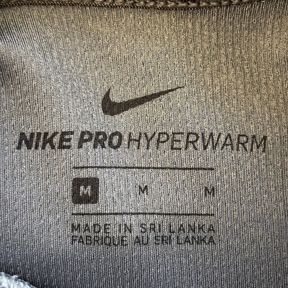 NIKE PRO HYPERWARM TRAINING HOODIE WMNS Size M 803112-071 Gray - Picture 3 of 7